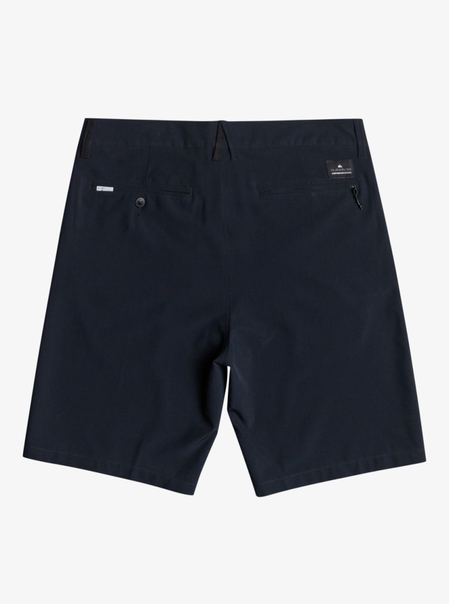 Mens Quiksilver Boardshorts | Ocean Union Amphibian 20" Hybrid Shorts Black