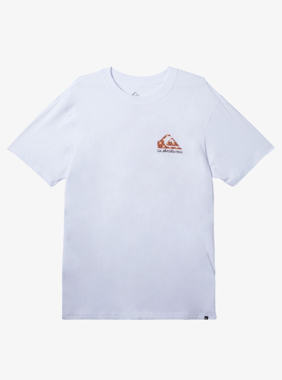 Mens Quiksilver Tees | Funky Filler T-Shirt White