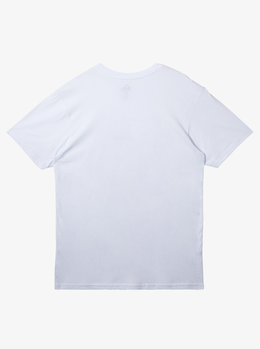 Mens Quiksilver Tees | Level Up T-Shirt White