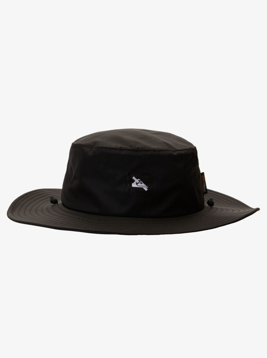 Mens Quiksilver Hats | Quiksilver X Saturdays Nyc Bushmaster Boonie Hat Black