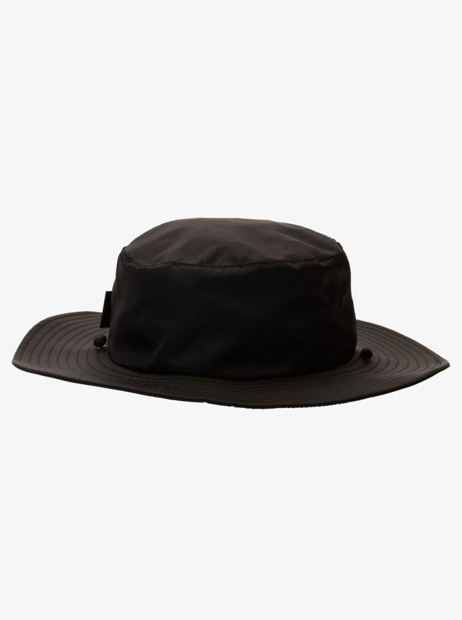 Mens Quiksilver Hats | Quiksilver X Saturdays Nyc Bushmaster Boonie Hat Black