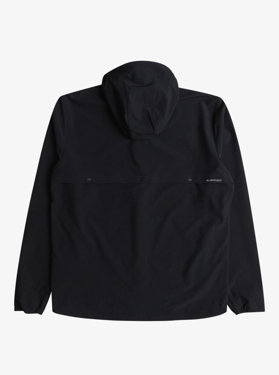 Mens Quiksilver Jackets | Quik Mile Technical Training Jacket True Black