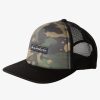 Mens Quiksilver Hats | Emu Coop Trucker Hat Black