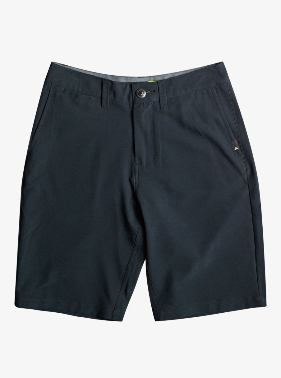 Boys Quiksilver Shorts | Boy'S 8-16 Ocean Union 19" Amphibian Boardshorts Black