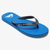 Mens Quiksilver Sandals | Molokai Core Flip-Flops Blue 1