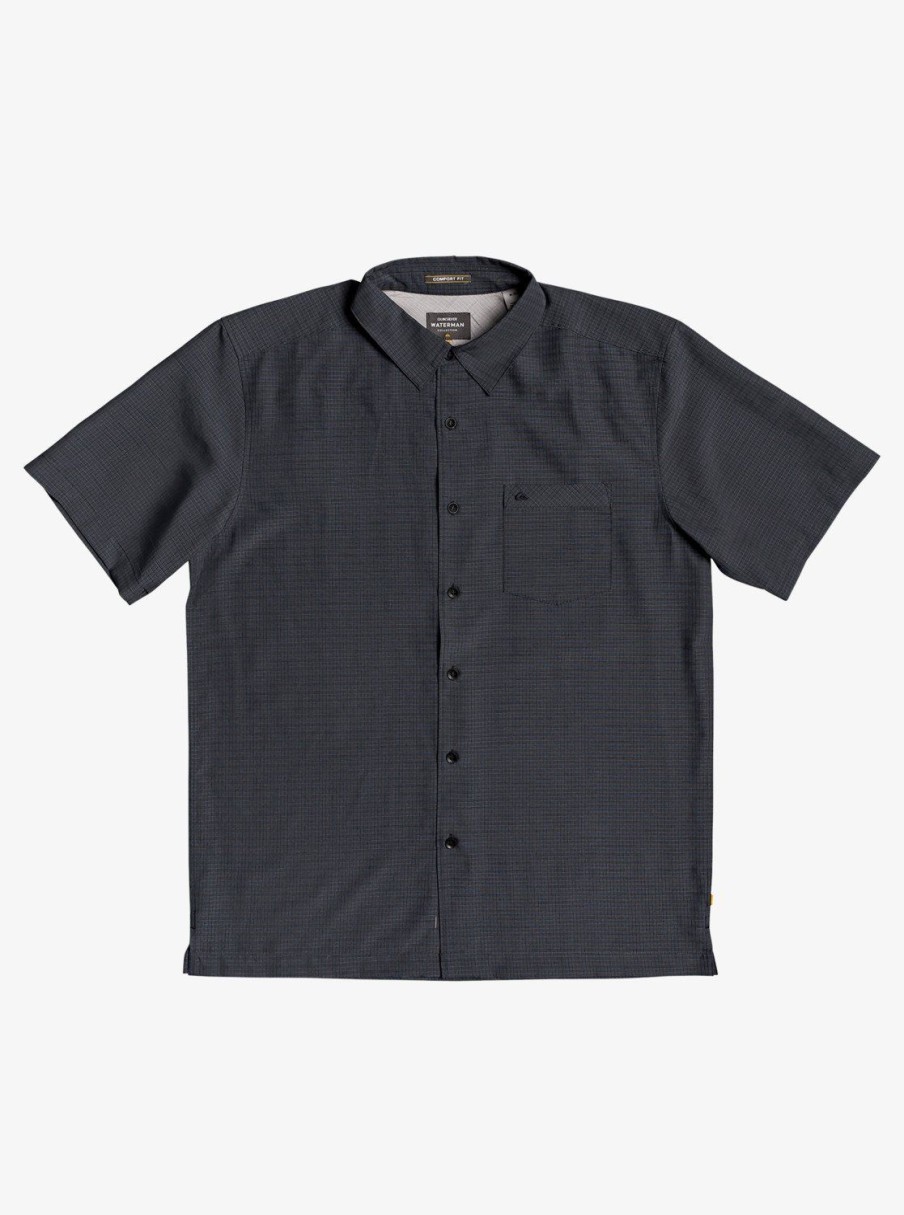 Waterman Quiksilver | Waterman Centinela Premium Anti-Wrinkle Shirt Black Centinella