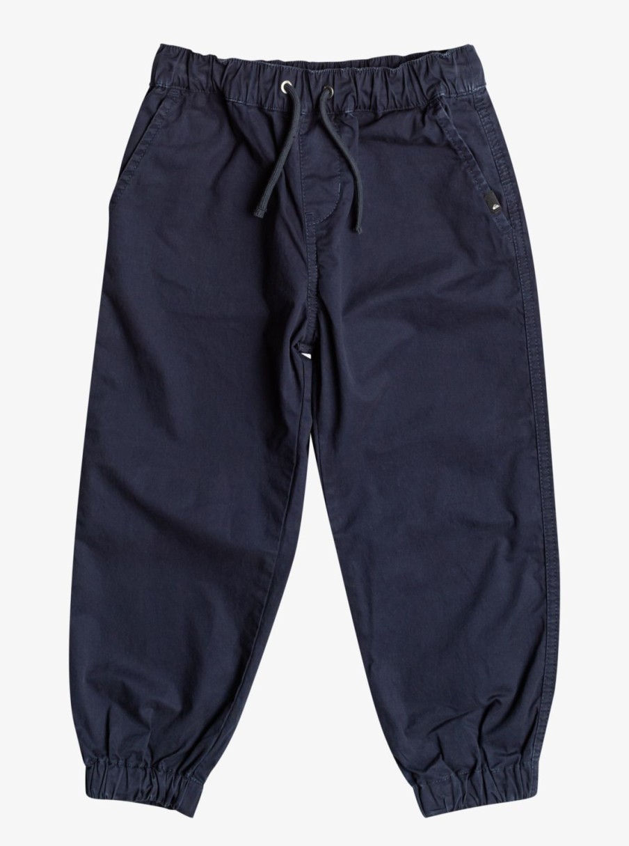 Boys Quiksilver Pants & Jeans | Boy'S 2-7 Taxer Beach Cruiser Pants Navy Blazer