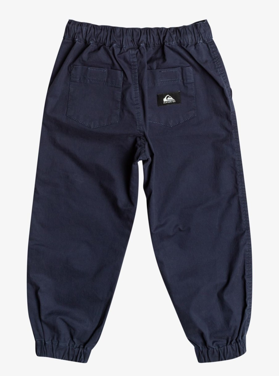 Boys Quiksilver Pants & Jeans | Boy'S 2-7 Taxer Beach Cruiser Pants Navy Blazer