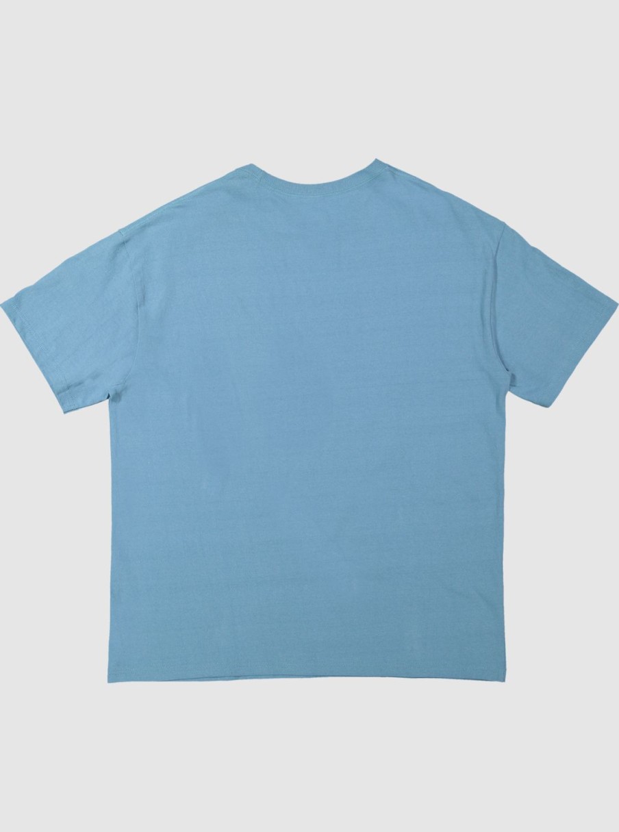 Mens Quiksilver Tees | Trident T-Shirt Adriatic Blue