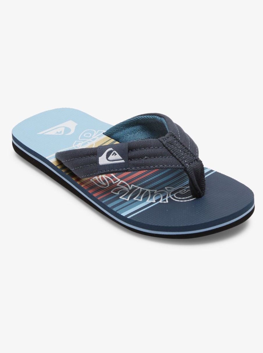 Boys Quiksilver Sandals | Boy'S 8-16 Molokai Layback Sandals Blue 4