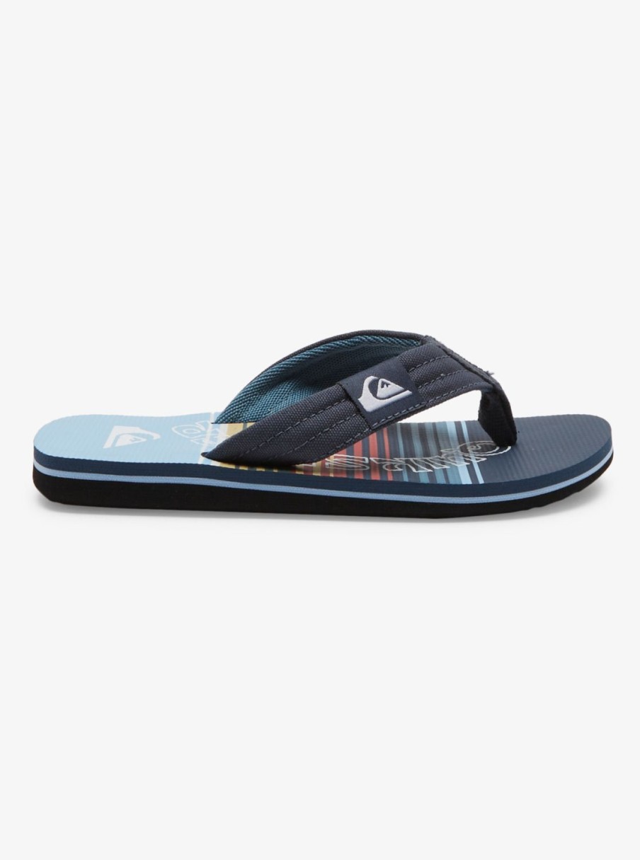 Boys Quiksilver Sandals | Boy'S 8-16 Molokai Layback Sandals Blue 4