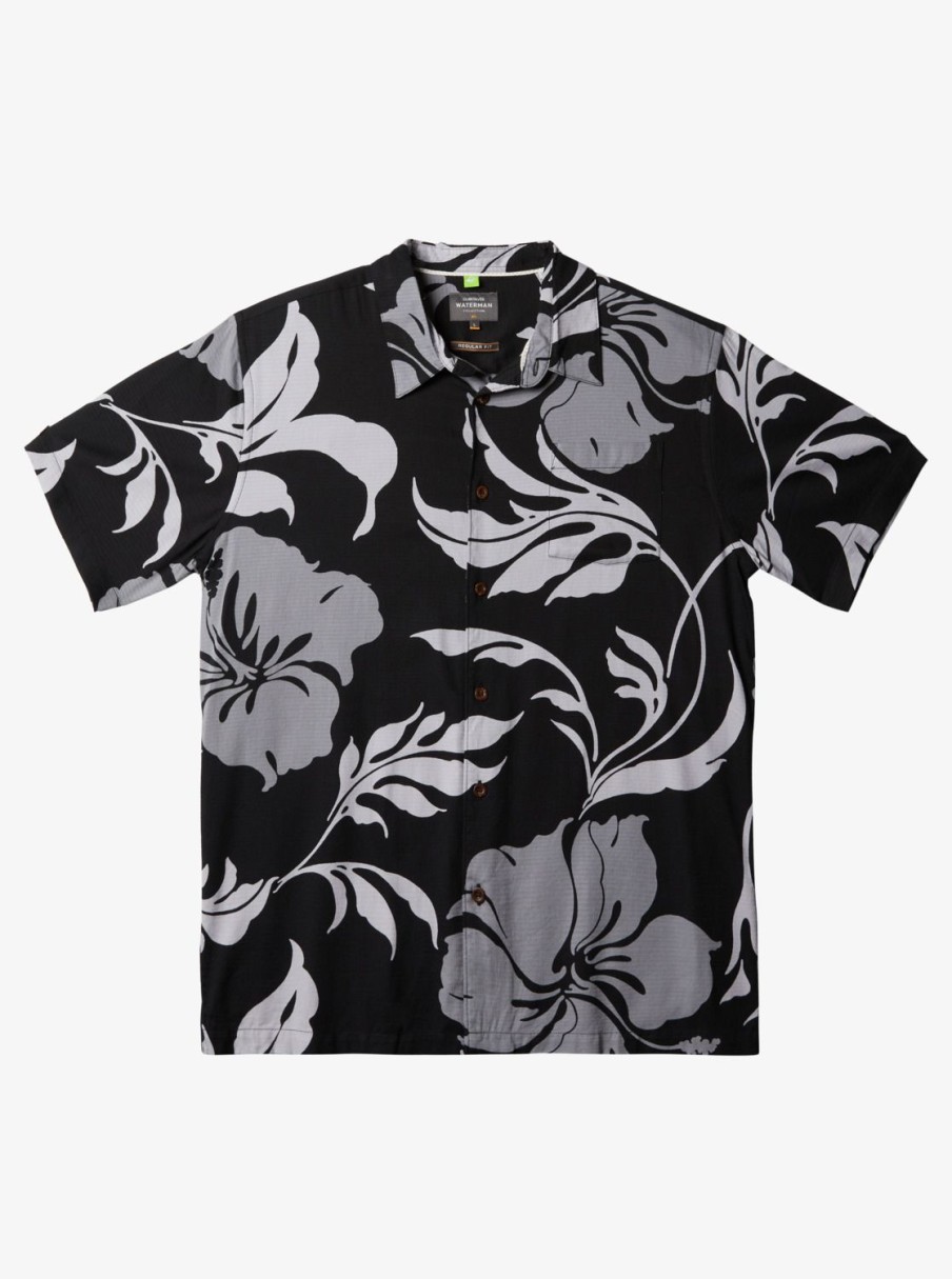 Waterman Quiksilver | Waterman Big Charmer Short Sleeve Shirt Black Big Charmer