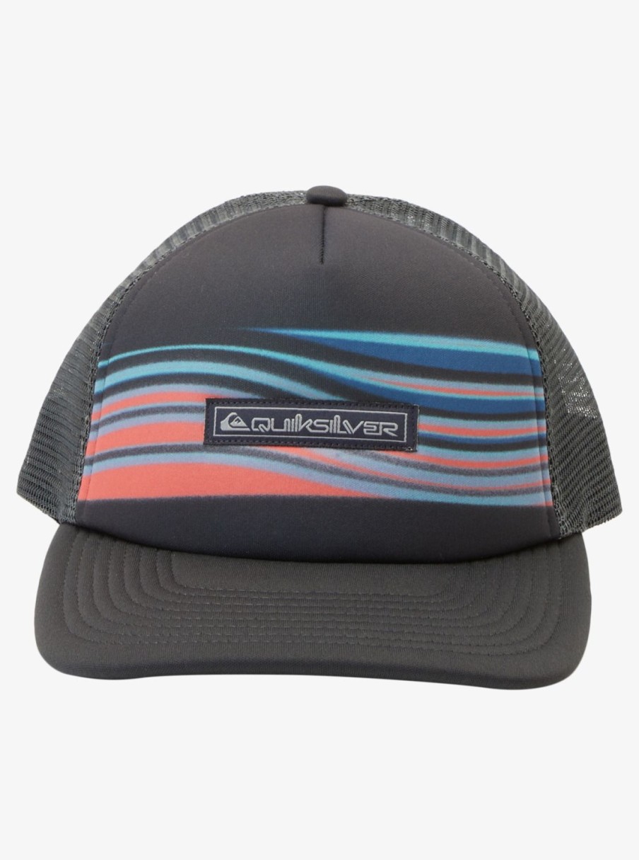 Mens Quiksilver Hats | Emu Coop Trucker Hat Blue Radiance