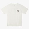 Mens Quiksilver Tees | Waterman Anchors Away Qt-Shirt Snow White