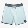 Mens Quiksilver Boardshorts | Original Scallop 18" Boardshorts Sky Blue