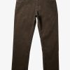 Mens Quiksilver Pants | Kracker Corduroy Pants Major Brown