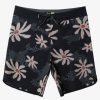 Mens Quiksilver Boardshorts | Surfsilk Scallop 19" Boardshorts Black