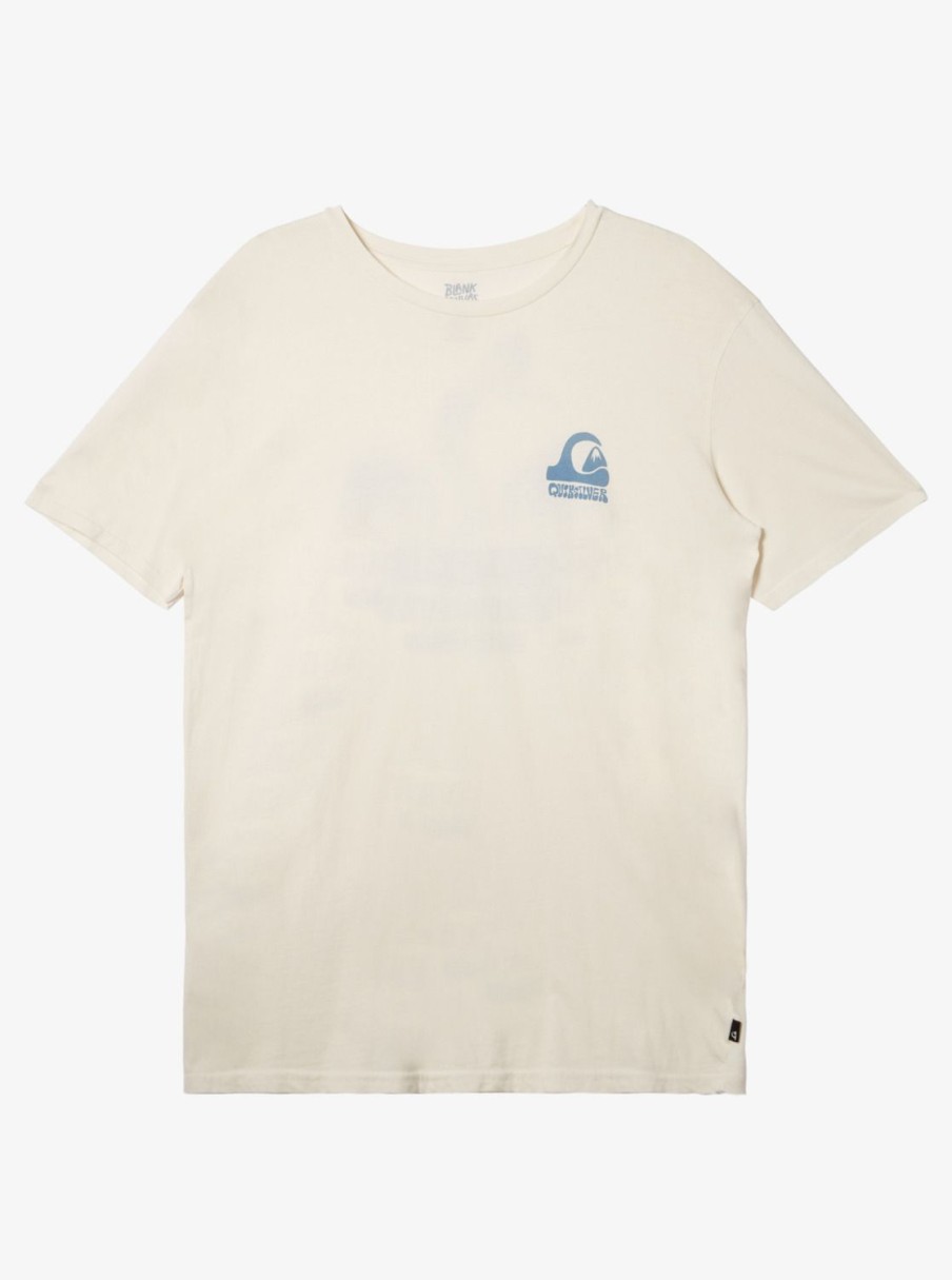 Mens Quiksilver Tees | Andy Y Andy T-Shirt Snow White