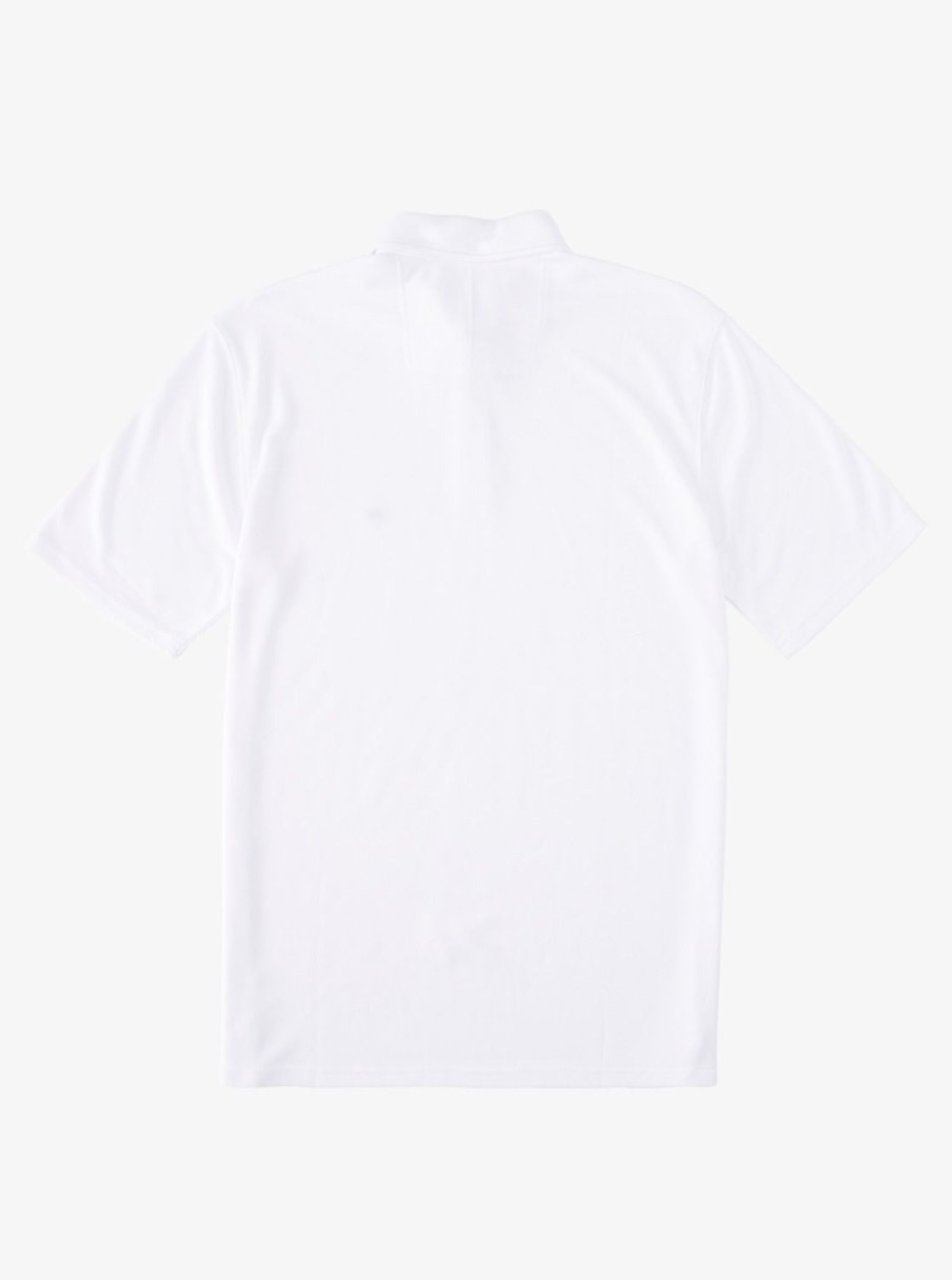 Waterman Quiksilver | Waterman Waterpolo Short Sleeve Polo Shirt White