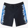 Mens Quiksilver Boardshorts | Surfsilk Scallop 19" Boardshorts Black