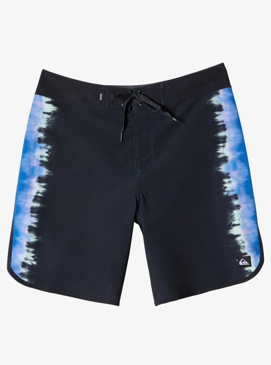 Mens Quiksilver Boardshorts | Surfsilk Scallop 19" Boardshorts Black