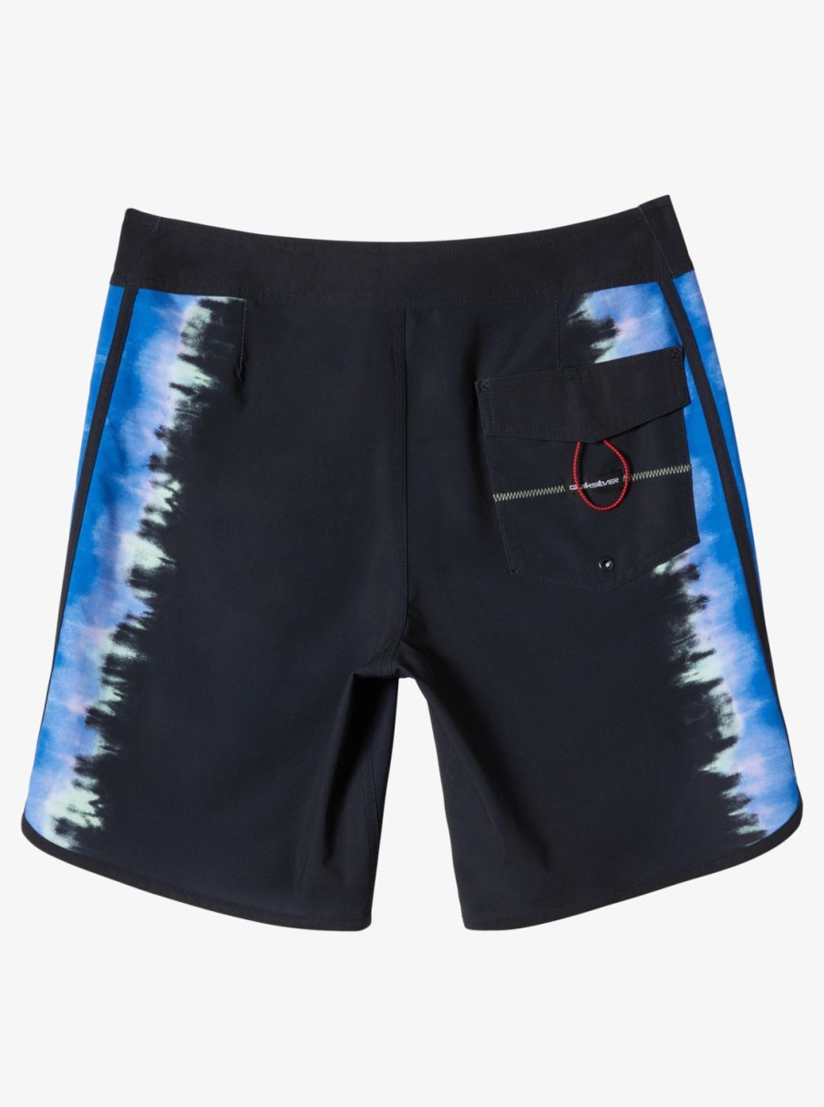 Mens Quiksilver Boardshorts | Surfsilk Scallop 19" Boardshorts Black