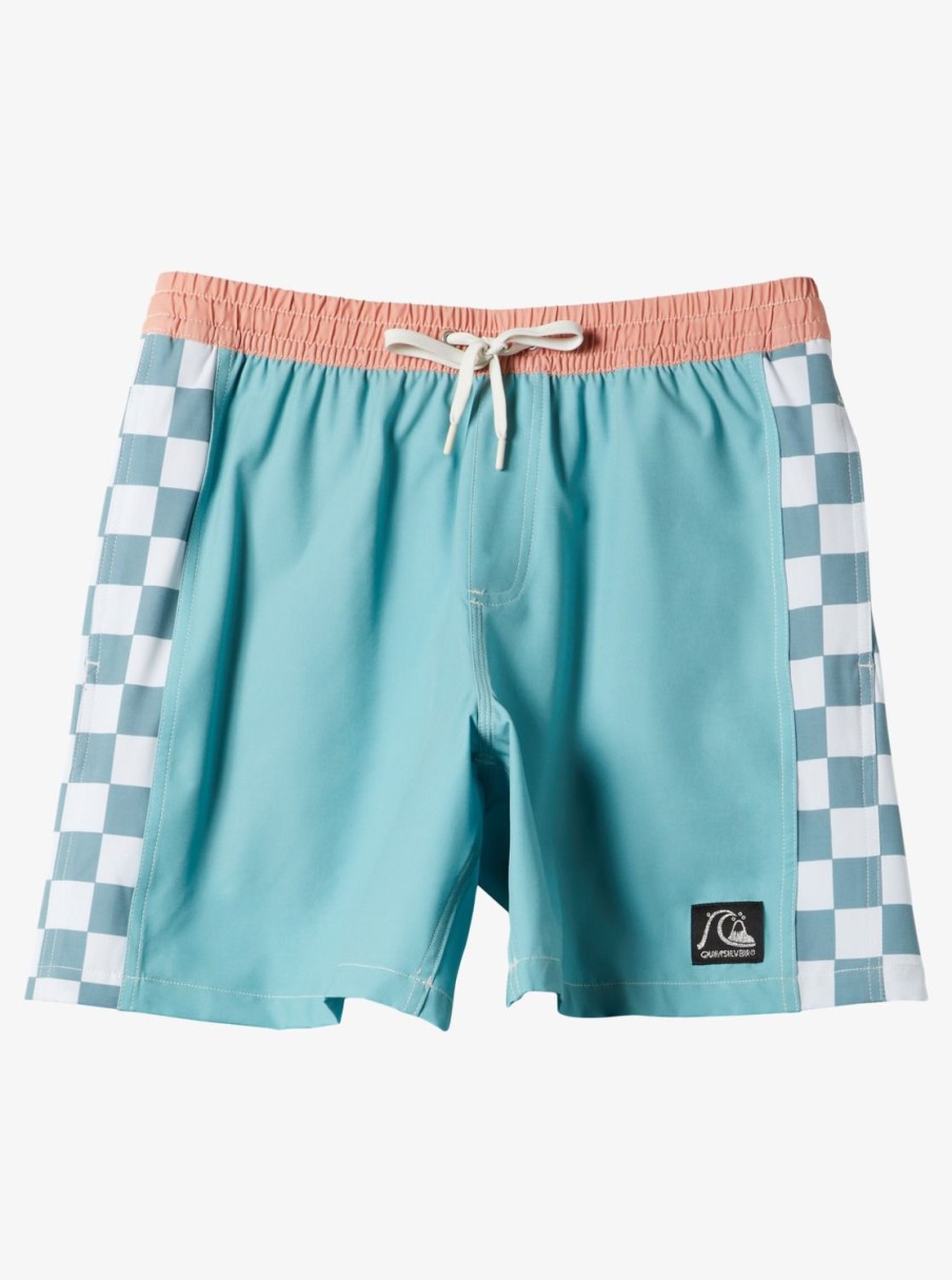 Mens Quiksilver Elastic Waist | Original Arch 17" Volleys Reef Waters