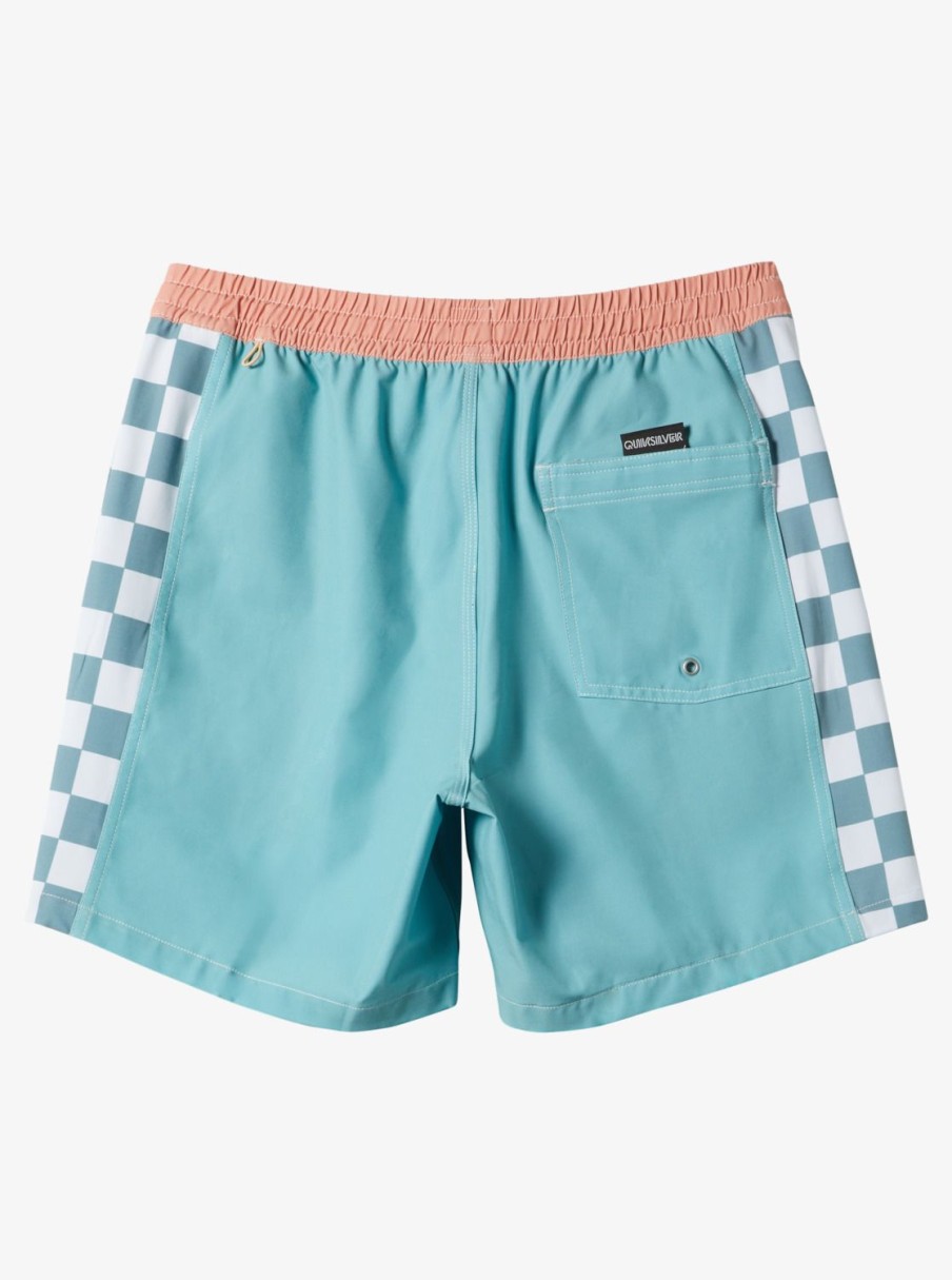 Mens Quiksilver Elastic Waist | Original Arch 17" Volleys Reef Waters