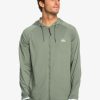 Mens Quiksilver Sweatshirts & Hoodies | Knit Training Technical Zip-Up Hoodie Laurel Wreath