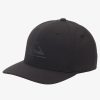 Mens Quiksilver Hats | Amped Up Flexifit Hat True Black