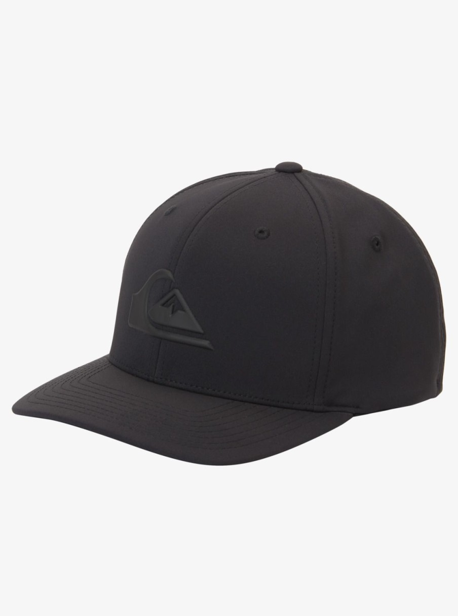 Mens Quiksilver Hats | Amped Up Flexifit Hat True Black