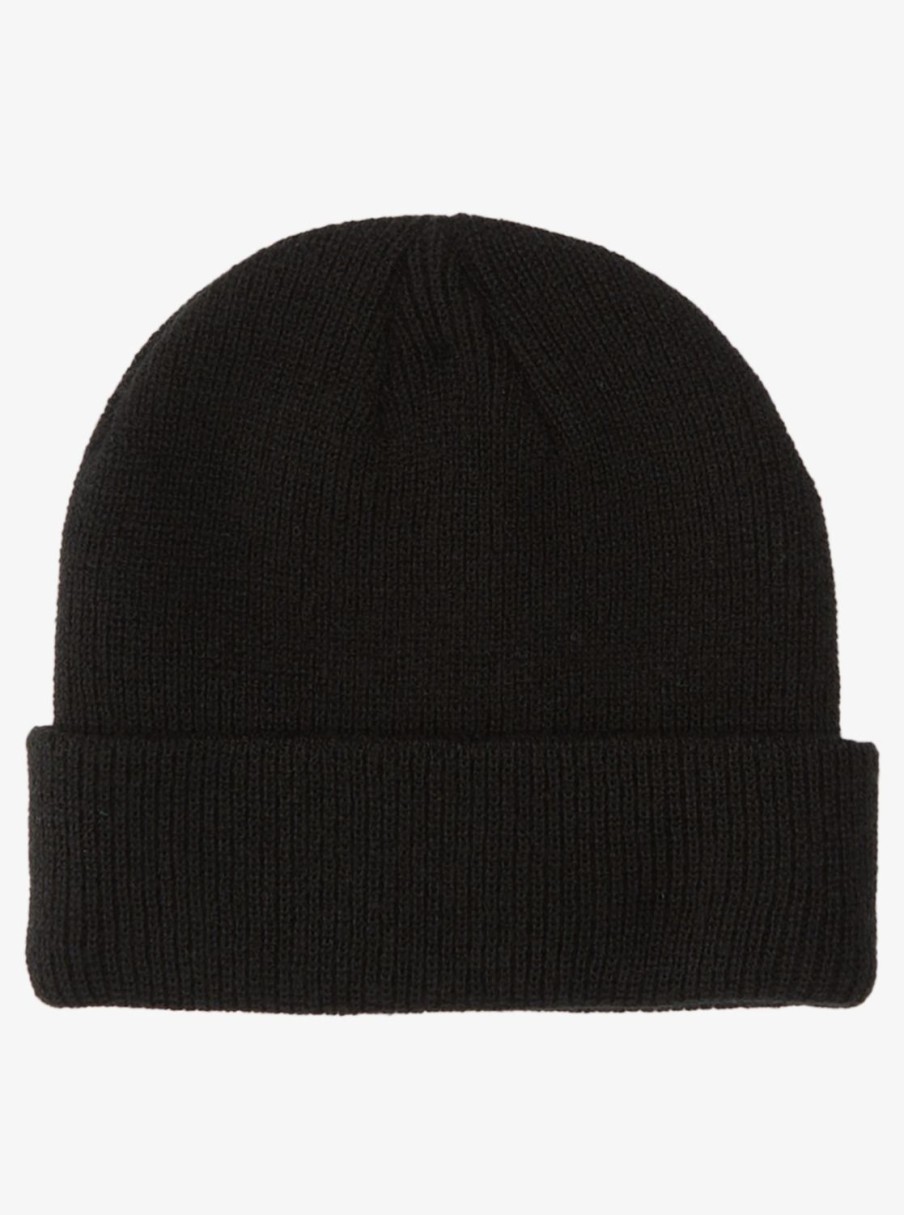 Mens Quiksilver Accessories | Performer Cuff Beanie Black