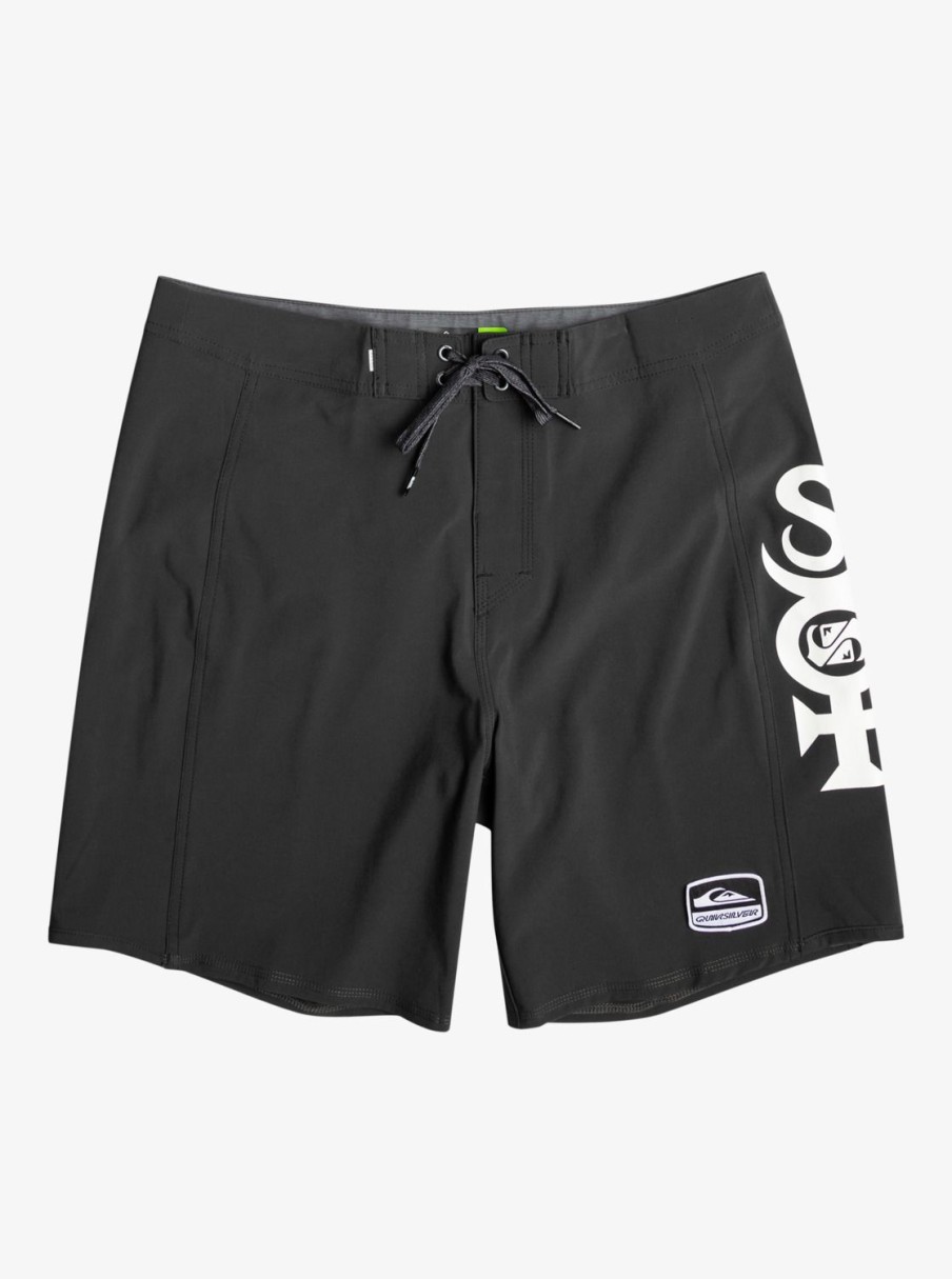 Mens Quiksilver Boardshorts | Surfsilk Arch Surfers Of Fortune 18" Boardshorts Tarmac