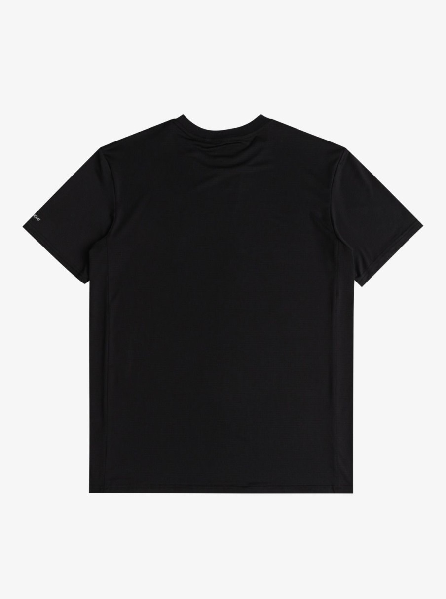 Mens Quiksilver Tees | Lap Time T-Shirt True Black