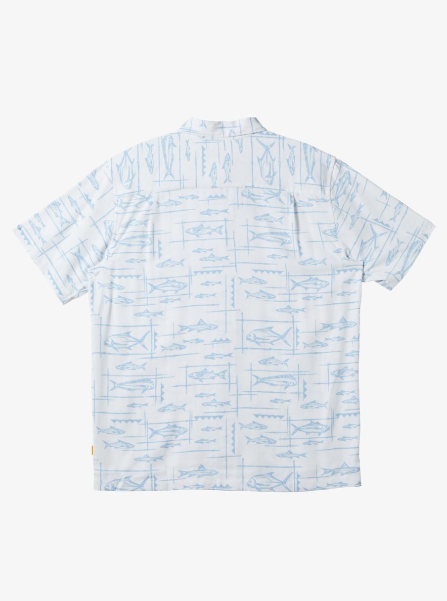 Mens Quiksilver Shirts & Polos | Waterman Bento Woven Shirt Bento White