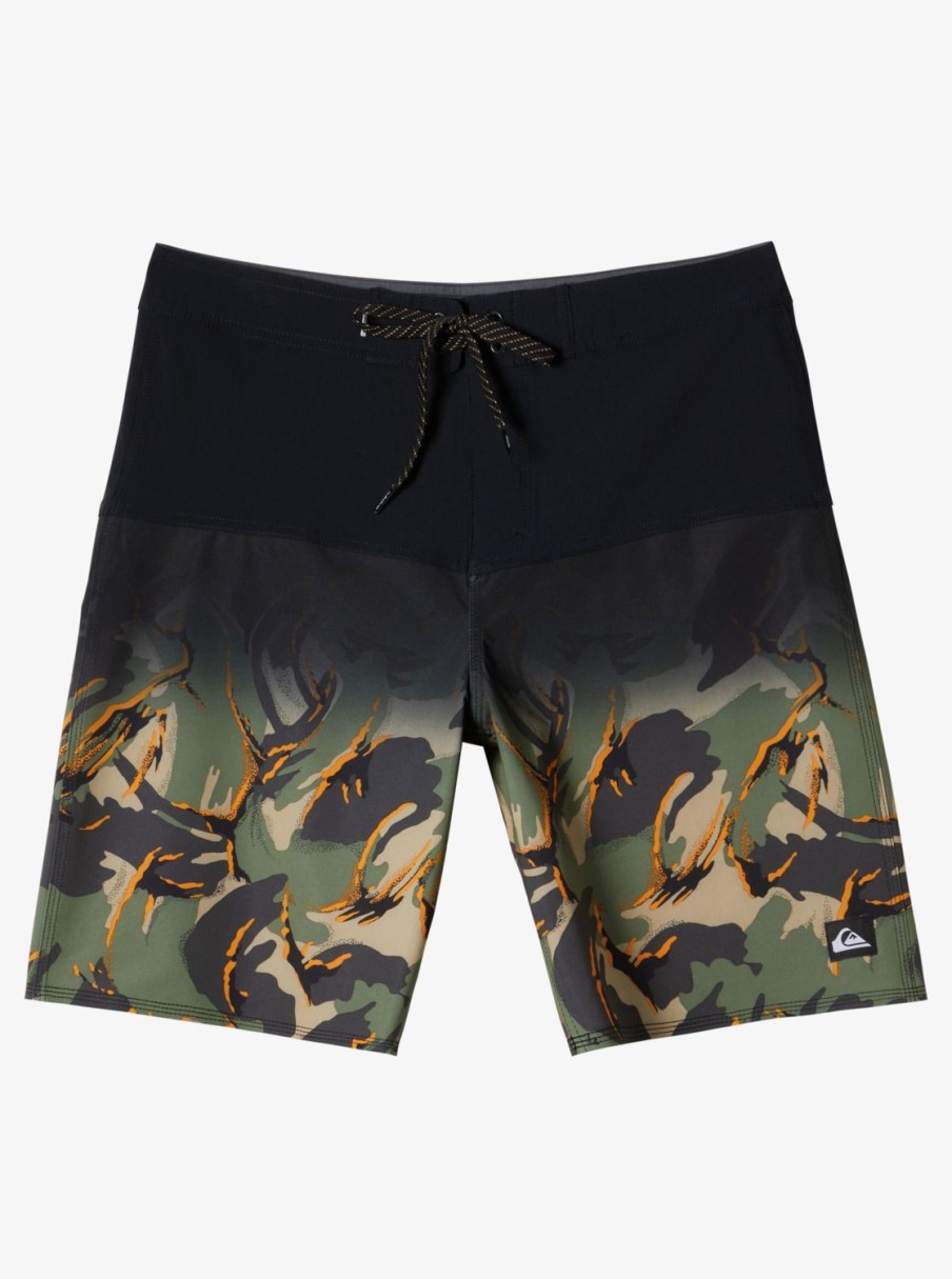 Mens Quiksilver Boardshorts | Surfsilk Panel 20" Boardshorts Black