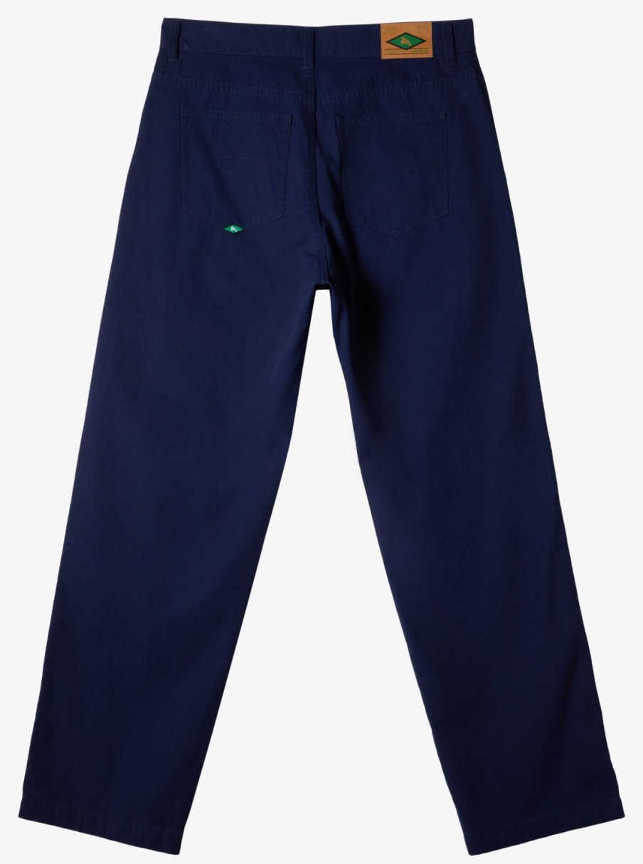 Mens Quiksilver Pants | Quiksilver X Saturdays Nyc Wide Leg Pants Ocean