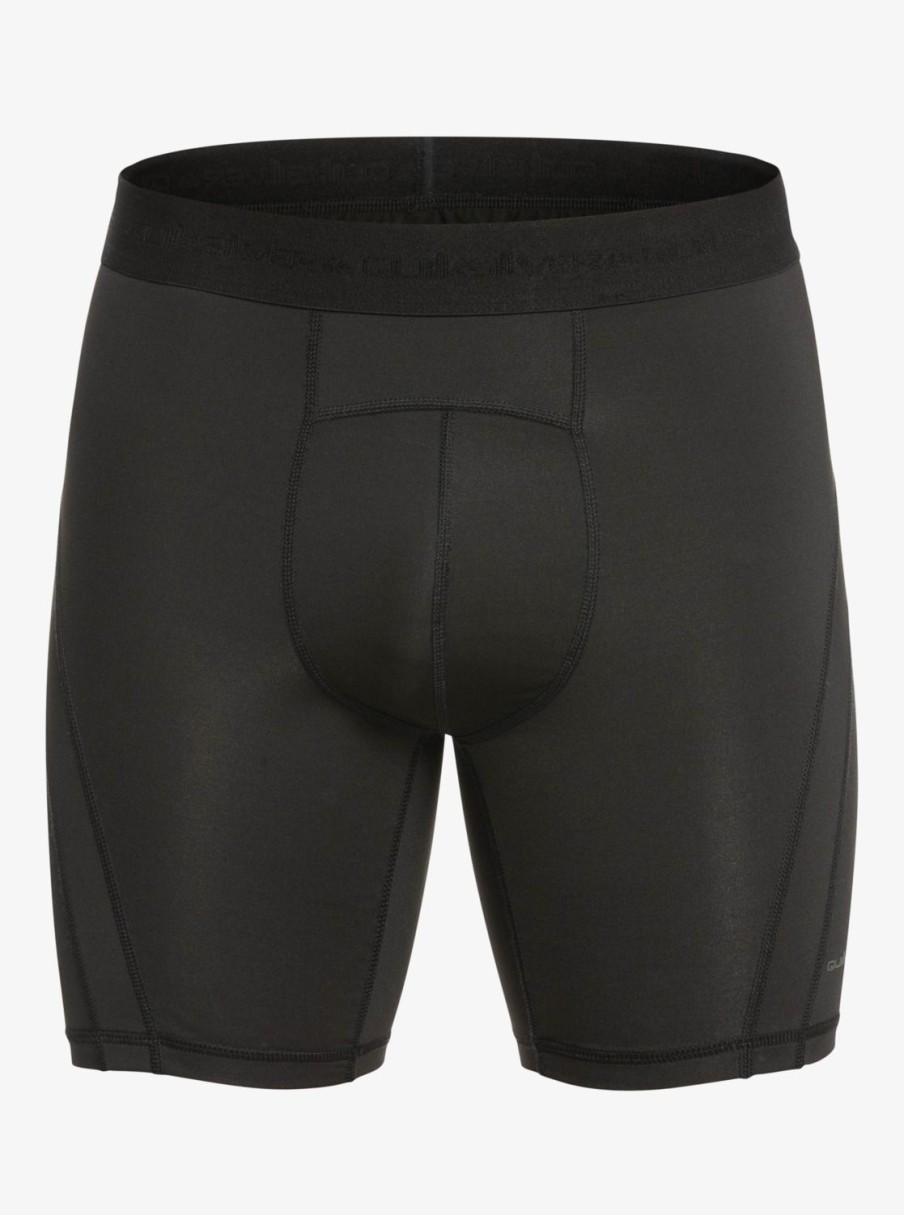 Mens Quiksilver Wetsuits | Surf Compression Short Swim Briefs Black