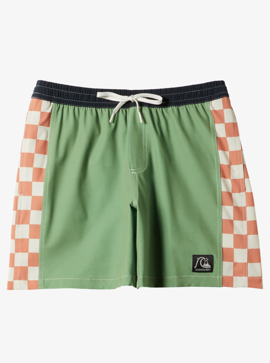 Mens Quiksilver Elastic Waist | Original Arch 17" Volleys Dill