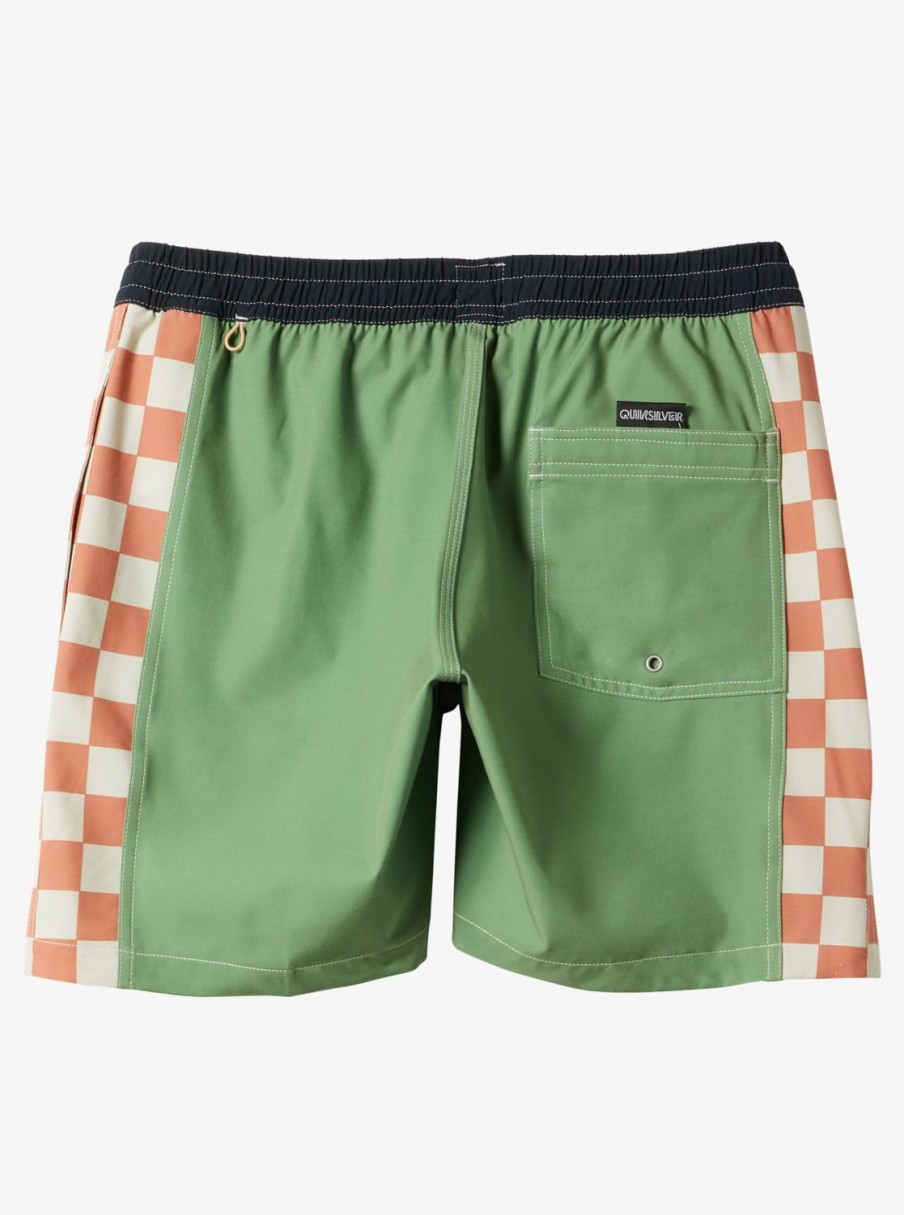 Mens Quiksilver Elastic Waist | Original Arch 17" Volleys Dill