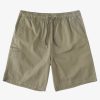 Waterman Quiksilver | Waterman Last Light Elastic Waist 19" Shorts Dusty Olive