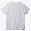 Mens Quiksilver Tees | Everyday Pocket T-Shirt White