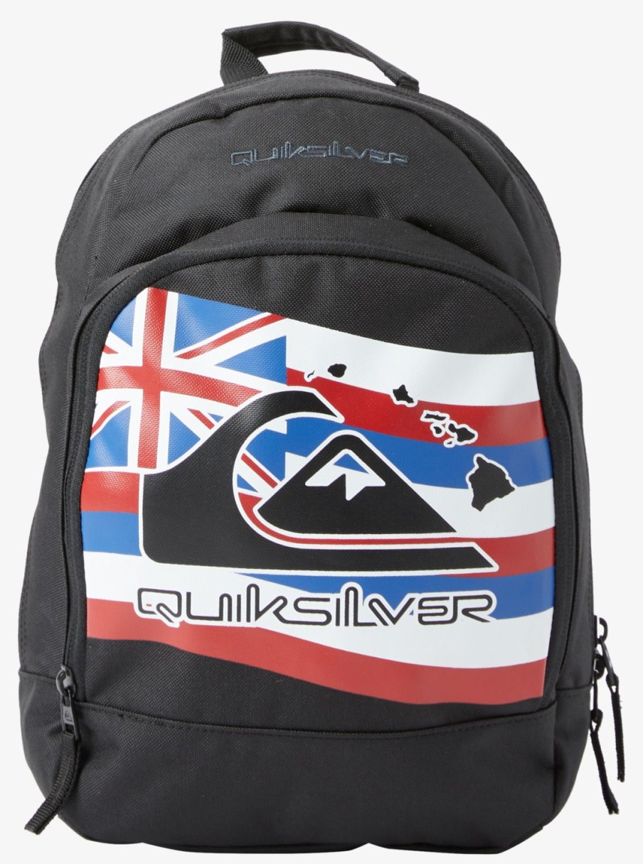 Boys Quiksilver Backpacks & Bags | Boy'S 8-16 Hi Flagpole Chompine 12L Small Backpack Black