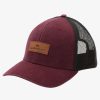 Mens Quiksilver Hats | Down The Hatch Trucker Hat Wine