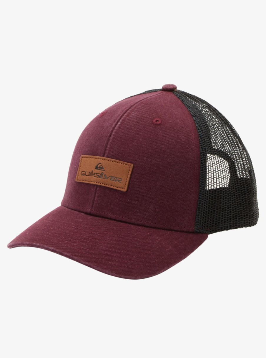 Mens Quiksilver Hats | Down The Hatch Trucker Hat Wine