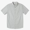 Mens Quiksilver Shirts & Polos | Winfall Short Sleeve Shirt Sleet