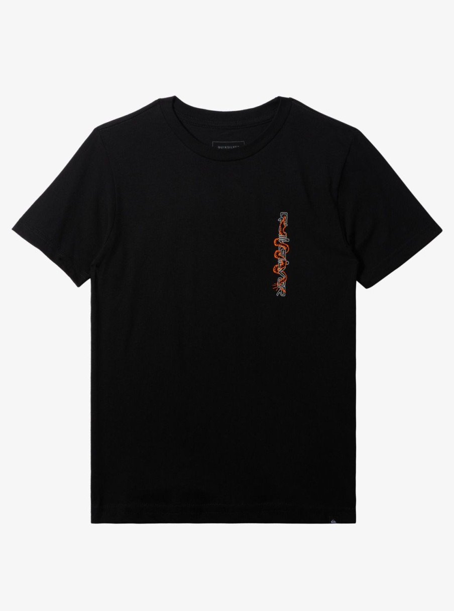 Boys Quiksilver Tees | Boy'S 8-16 Omni Serpent T-Shirt Black