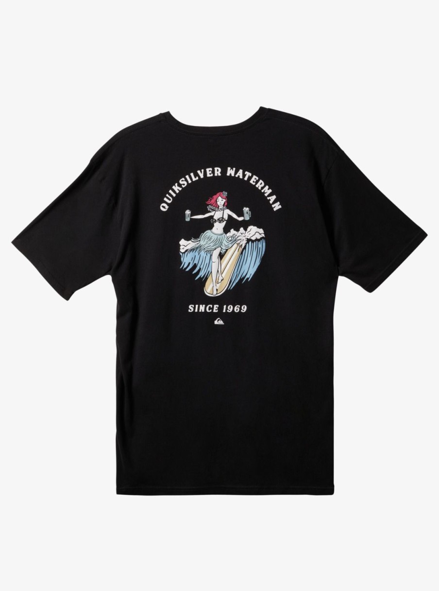 Waterman Quiksilver | Waterman A Proper Pint T-Shirt Black