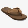 Mens Quiksilver Sandals | Carver Suede Core Sandals Tan 1