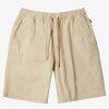 Waterman Quiksilver | Waterman Last Light Elastic Waist 19" Shorts Brown Rice